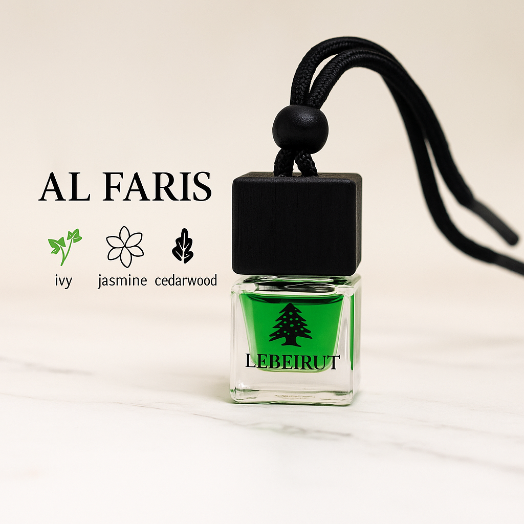 PREMIUM LeBeirut  - Olie basis  Car Parfum - Al FARIS